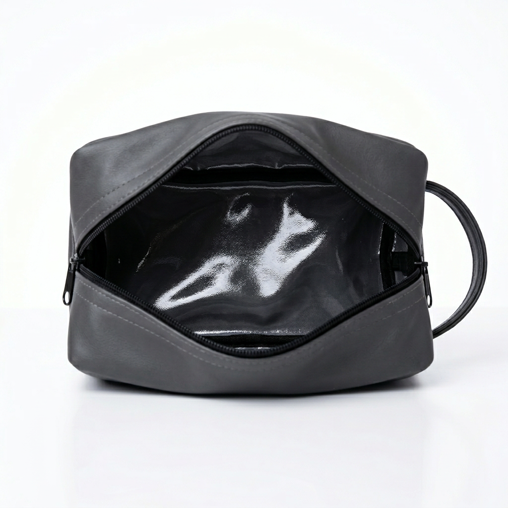 The YOUNfit Leather Toiletry Pouch